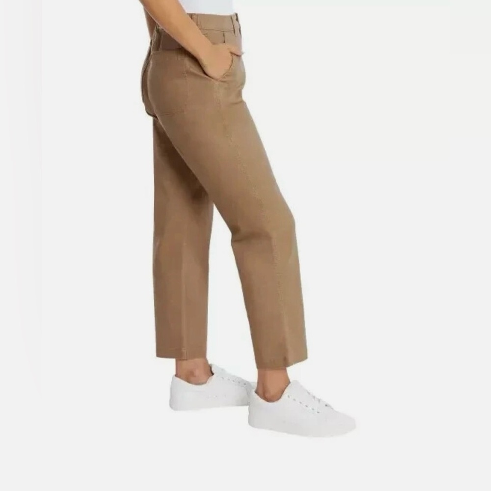 G.H. Bass & Co. Chino Ankle Pants in Tan - NWT Sz 12 - Picture 2 of 4